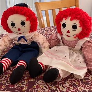 Hand Made Raggedy Ann Dolls